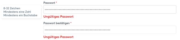 Ticketmaster.de dumb password rule screenshot